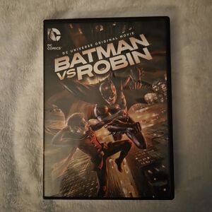 DC Comics Batman vs Robin DVD - Black and Red Cover